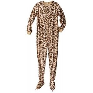 Nick & Nora Python Snake Footie Pajamas One Piece Adult Small